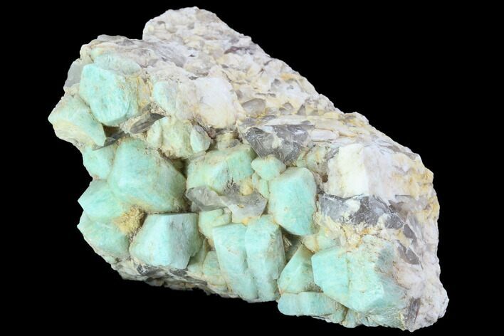 Amazonite & Smokey Quartz Cluster - Colorado #86876